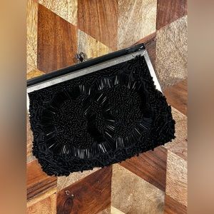 Vintage beaded cluch bag